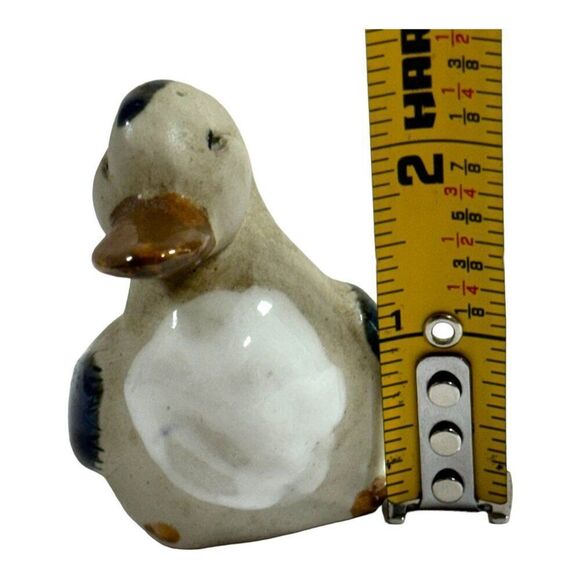 Tonala Hand Painted Small Vintage Duck Figurine 2" Miniature Collectible Mini - Picture 6 of 7